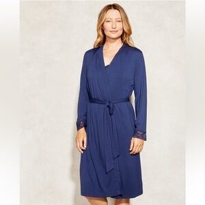 HAVEN Well Within Cool Stretch Robe Blue Size Medium New In Package